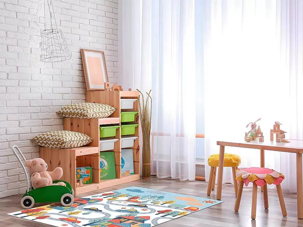 Tapete De Criança*OZAIA Tapete De Vinil Para Criança De 120 X 180 Cm Multicolor - Camini
