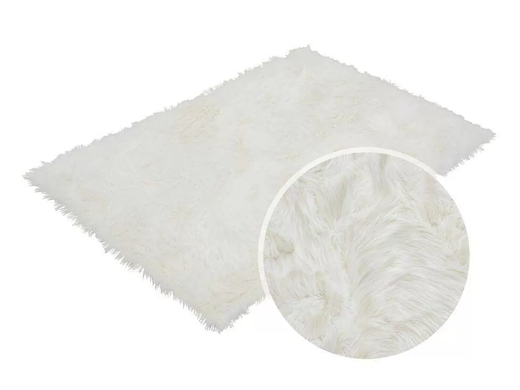 Tapete Escandinavo*OZAIA Tapete Imitacao De Pele De Ovelha Sheep - 120 X 170 Cm - Branco