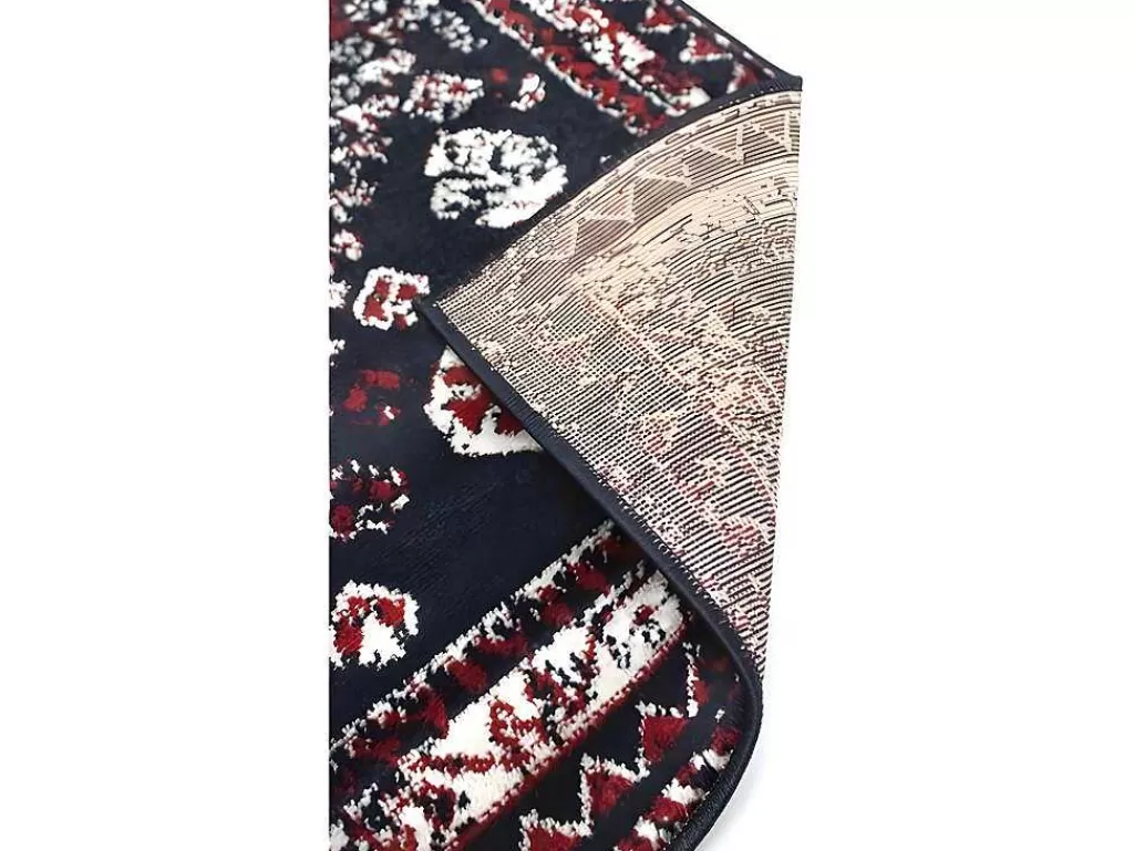 Tapete Grande*OZAIA Tapete Oriental De 160 X 230 Cm Vermelho E Preto - Sylhet