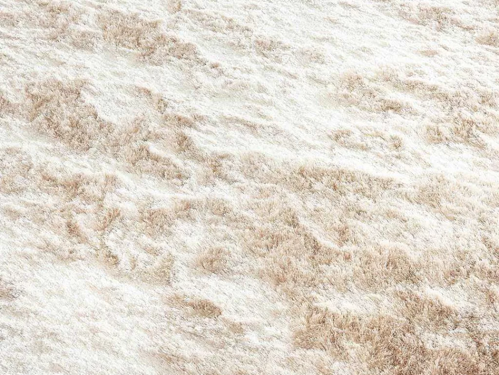 Tapete De Sala*OZAIA Tapete Shaggy De Pelo Comprido Ultramacio 140X200 Cm Bege - Dolce