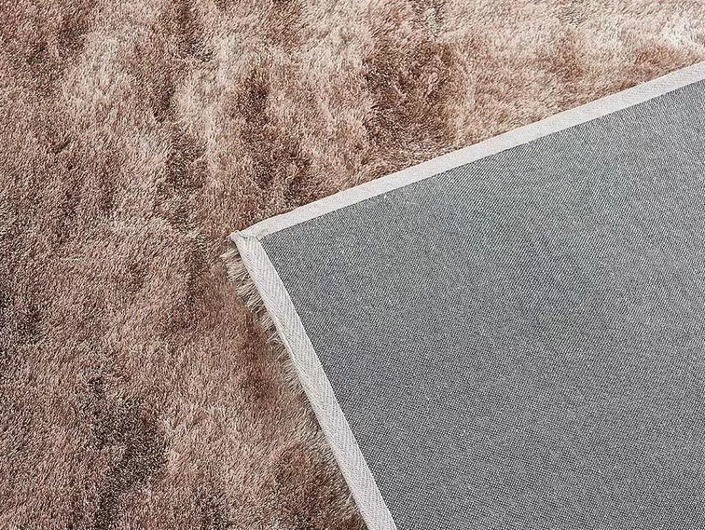 Tapete De Sala*OZAIA Tapete Shaggy Dolce Taupe Reflexo Bege - Poliester 200*290 Cm