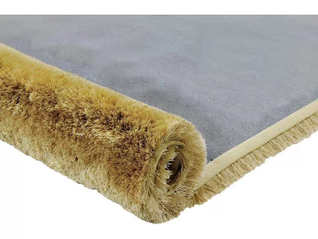 Tapete De Sala*OZAIA Tapete Shaggy Glitter - Dourado - 160*230 Cm