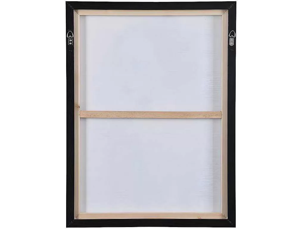 Quadro*OZAIA Tela Impressa Emoldurada De 60 X 80 Cm Com Moldura Em Madeira Multicolor - Lady