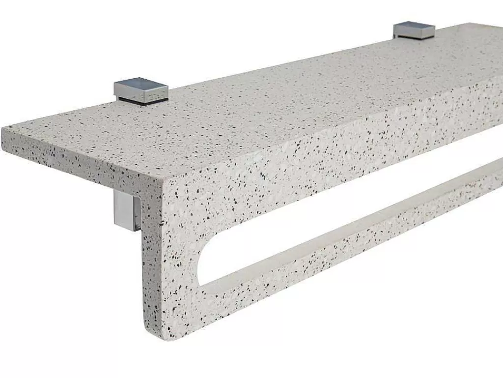 Promoções Casa De Banho & Bem-Estar*Vente-unique Toalheiro De Parede Em Terrazzo 59,8 X 15 X 11 Cm - Stochi
