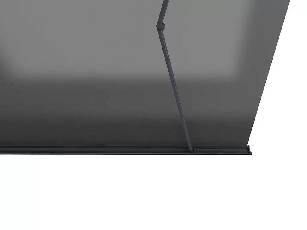 Toldo E Persiana De Exterior*Vente-unique Toldo Retratil Motorizado Com Caixa Integral 5 X 3 M Antracite - Constela