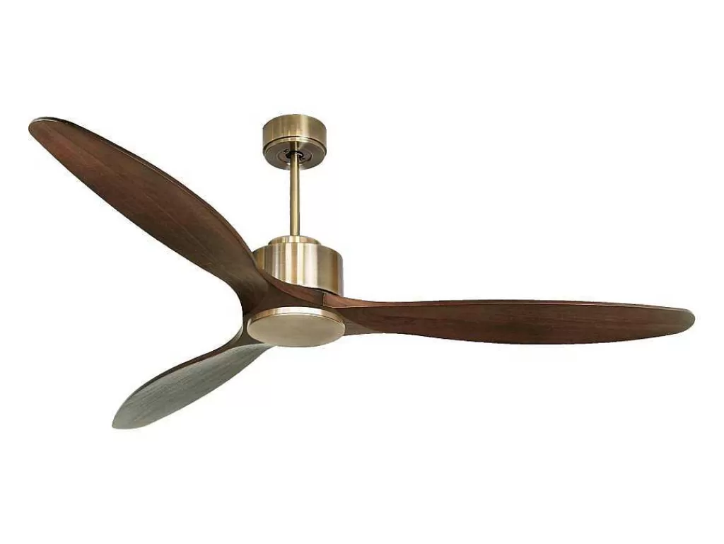 Ventilador*Purline Ventilador De Tecto Reversivel Termostato Regulavel Termostato Wifi Motor Dc Tectos Inclinados Controlo Remoto Luz De Tres Tons Memória Hipersilenciosa